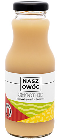 nasz owoc smoothie jabłko gruszka agrest