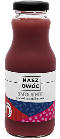 nasz owoc smoothie jabłko malina aronia