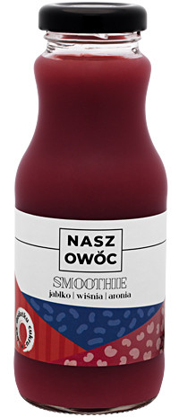 nasz owoc smoothie jabłko wiśnia aronia